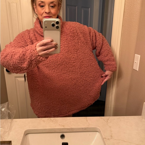 NWT EDDIE BAUER POPCORN FLEECE PULLOVER - Picture 7 of 7